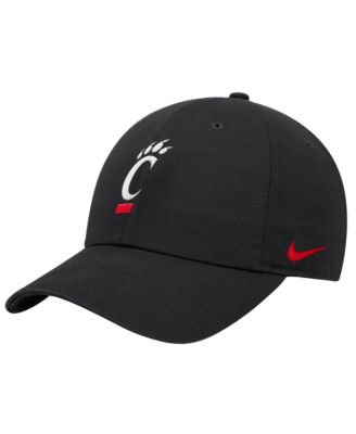 Nike мужская черная регулируемая кепка Cincinnati Bearcats 2026 Sideline Club