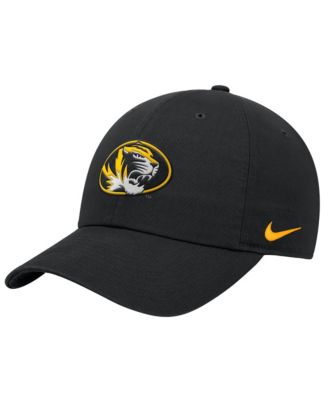 Nike Мужская регулируемая кепка Missouri Tigers 2026 Sideline Club черная