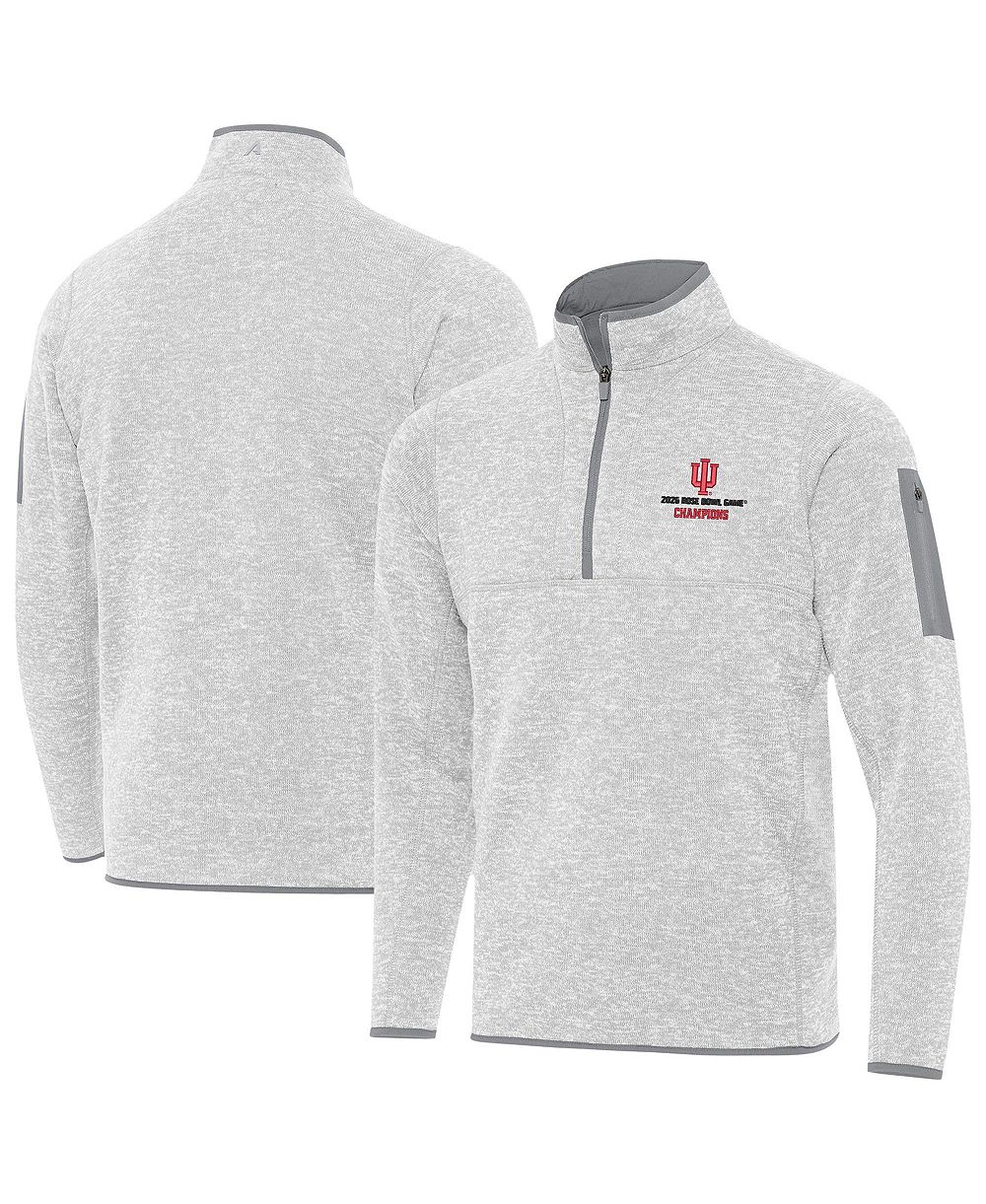 Мужская толстовка Antigua Indiana Hoosiers College Football Playoff 2026 Rose Bowl Champions Fortune Quarter-Zip