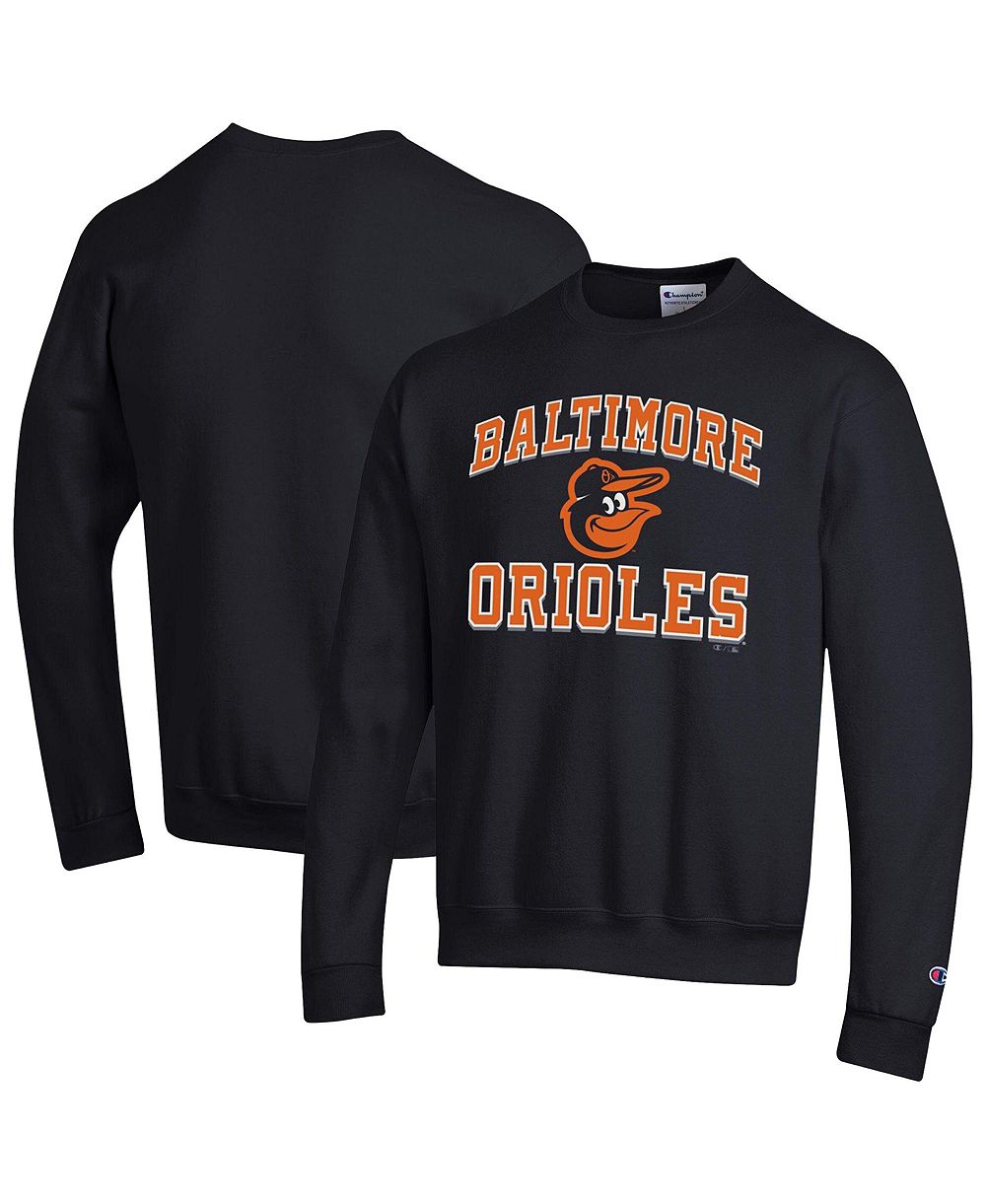 Champion Мужской черный свитшот Baltimore Orioles Heart Soul Powerblend