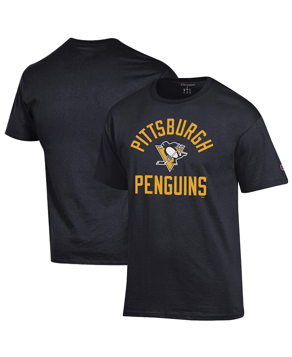 Мужская футболка Champion Pittsburgh Penguins Primary Logo Jersey Black