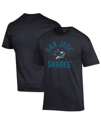 Champion Men's Black San Jose Sharks Primary Logo Jersey T-Shirt