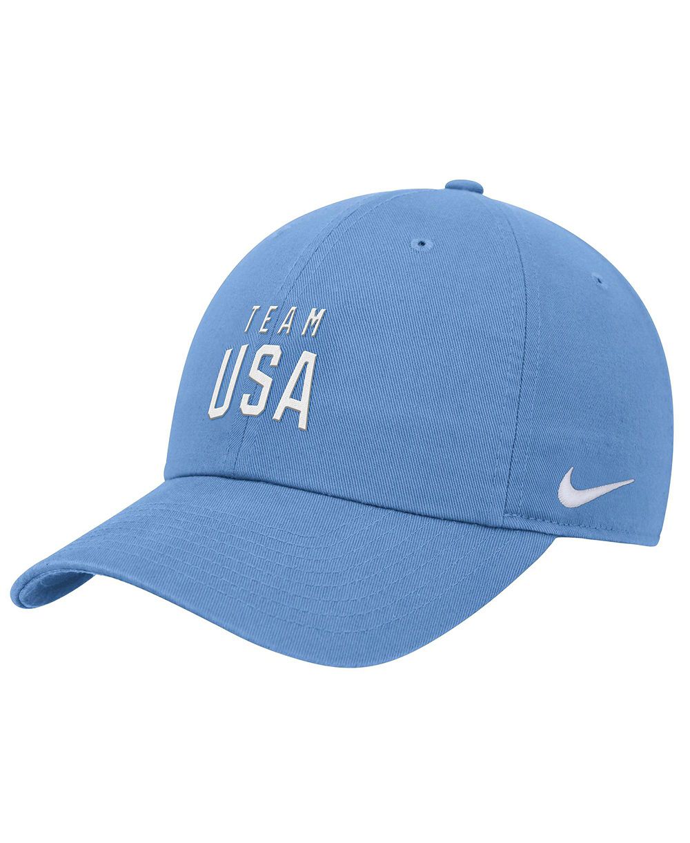 Nike Men's Light Blue Team USA Club Unstructured Adjustable Dri-FIT Hat