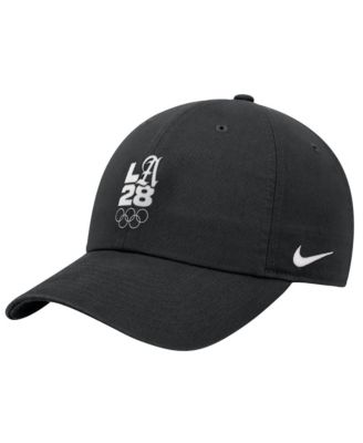 Nike Big Boys and Girls Black LA28 Summer Olympics Club Adjustable Hat