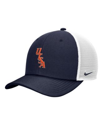 Мужская регулируемая кепка Nike в стиле «тракер» для команды UTSA Roadrunners, сине-белая