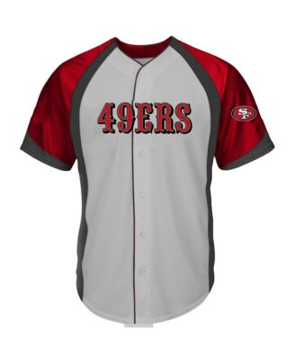 Profile Men's Gray San Francisco 49ers Big & Tall Button-Up Fashion T-Shirt