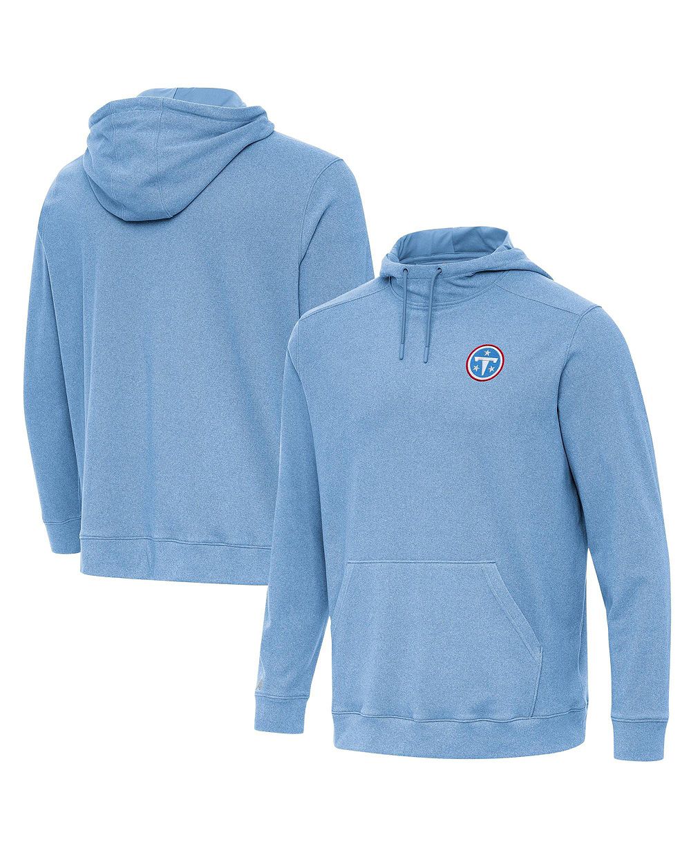 Мужское худи Antigua Heather Powder Blue Tennessee Titans Cloud
