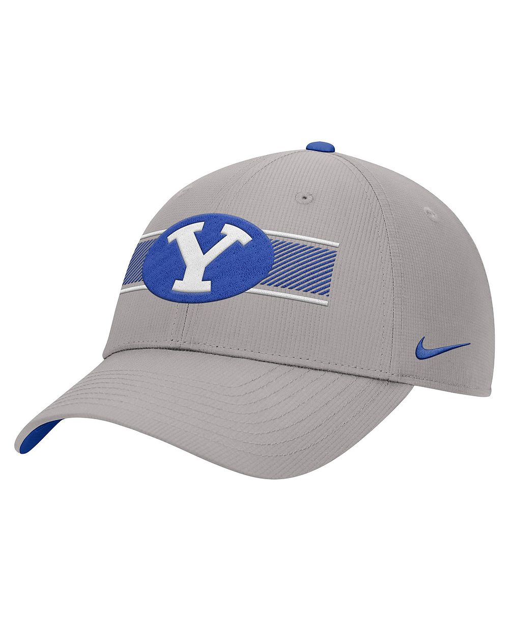Nike мужская регулируемая кепка BYU Cougars Ripstop Dri-FIT, серая