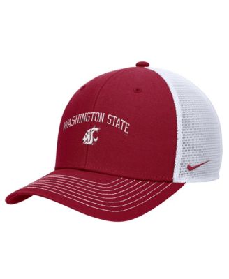 Nike Мужская регулируемая кепка trucker Crimson Washington State Cougars