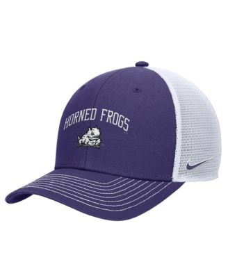 Nike Men's Purple TCU Horned Frogs Rise Adjustable Trucker Hat