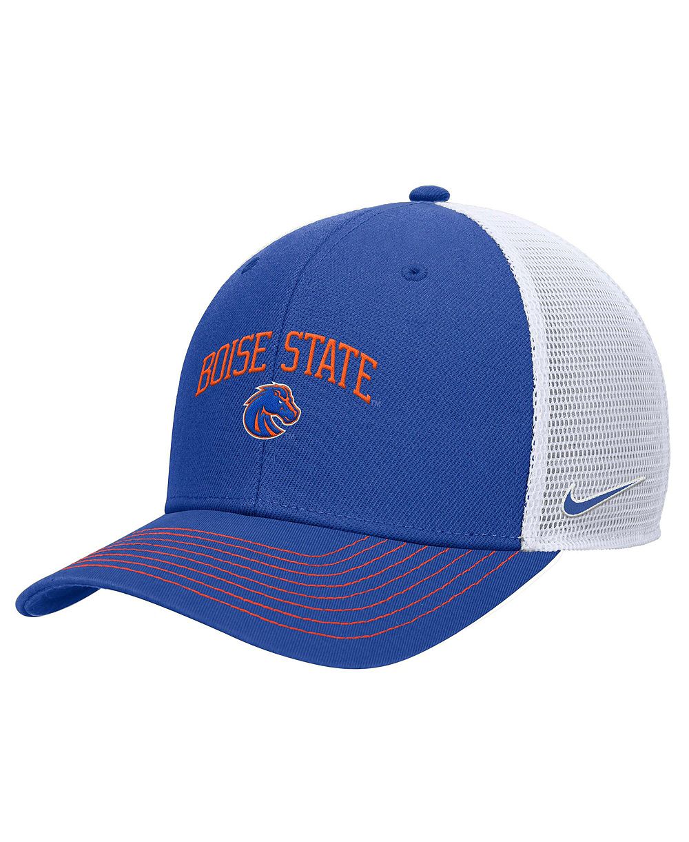 Мужская регулируемая кепка-траккер Nike Boise State Broncos Rise королевского цвета