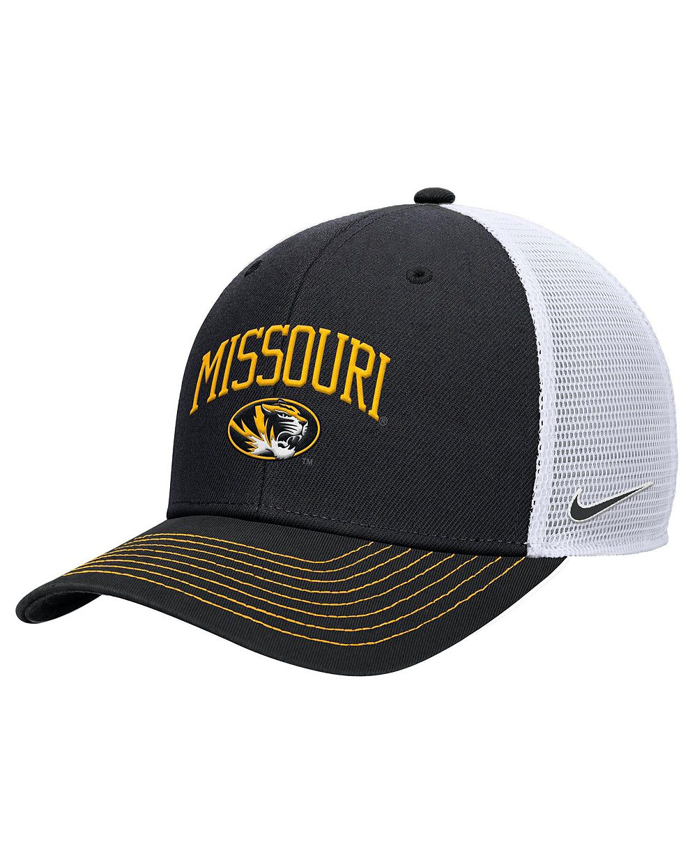 Nike мужская регулируемая кепка-траккер Black Missouri Tigers Rise