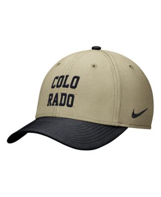 Nike мужская бейсболка Colorado Buffaloes Dri-FIT SwooshFlex бежево-черная