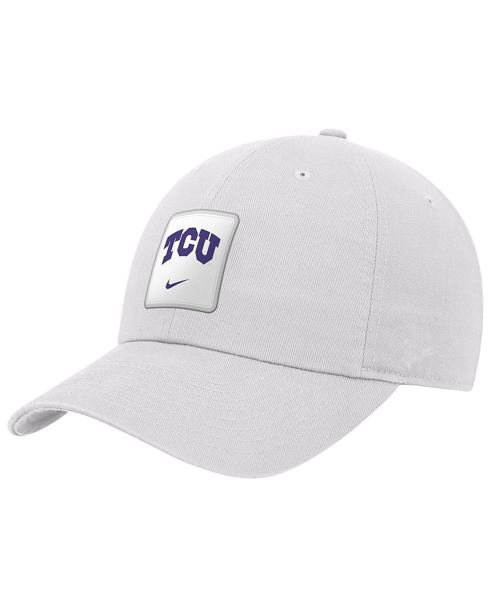Nike Men's White TCU Horned Frogs 2026 On-Field Club Adjustable Hat