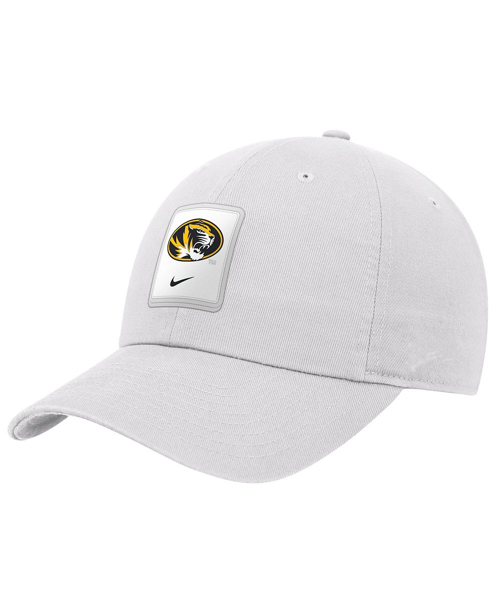 nike мужской белый миссури тигры 2026 on-field клуб регулируемая шляпа