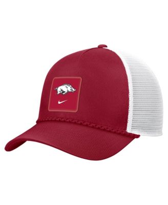 Nike Men's Cardinal Arkansas Razorbacks 2026 On-Field Rope Adjustable Trucker Hat