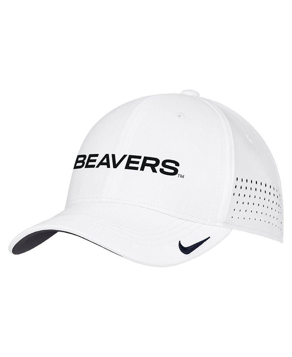 Nike Men's White Oregon State Beavers 2026 On-Field AeroBill SwooshFlex Dri-FIT Hat