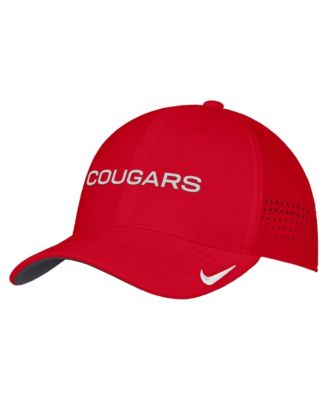 Nike Men's Red Houston Cougars 2026 On-Field AeroBill SwooshFlex Dri-FIT Hat