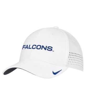 Nike Men's White Air Force Falcons 2026 On-Field AeroBill SwooshFlex Dri-FIT Hat