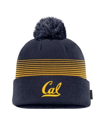 Шапка Nike мужская с помпоном, темно-синяя, с логотипом Cal Bears