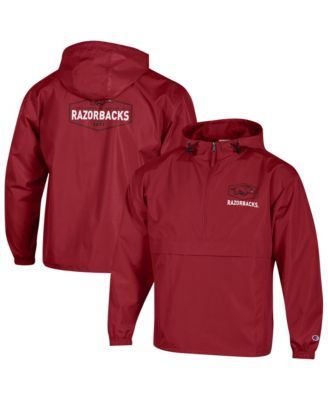 Мужская куртка Champion Cardinal Arkansas Razorbacks Delay Packable Half-Zip