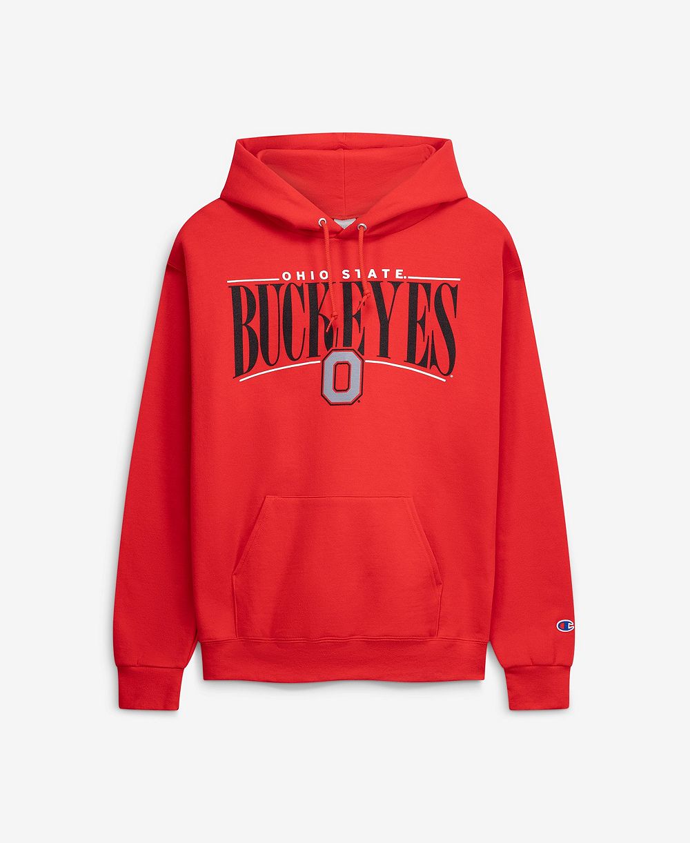 Champion Мужской красный свитшот Ohio State Buckeyes