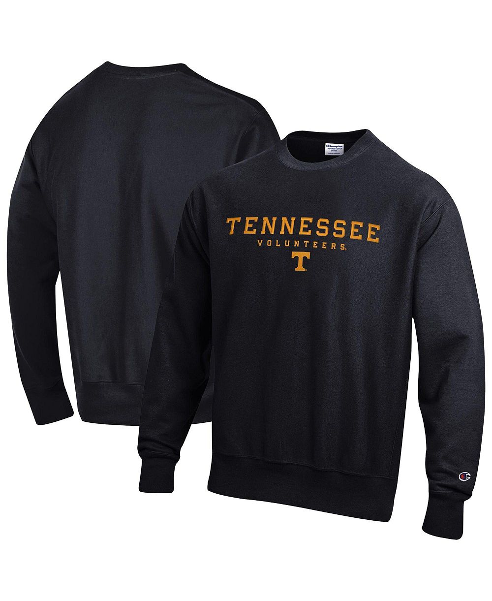Мужская толстовка Champion Men's Black Tennessee Volunteers Relentless Reverse Weave