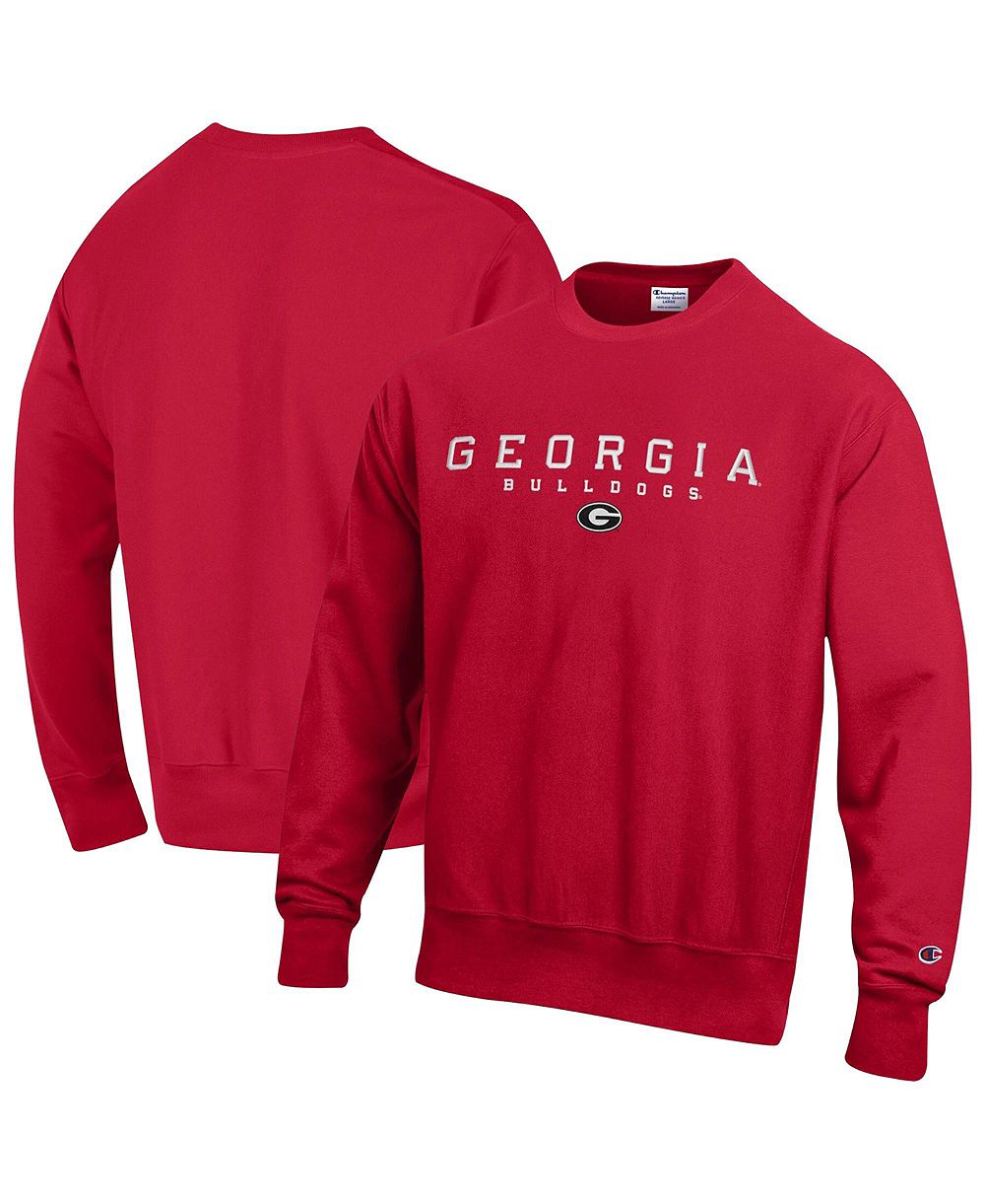 Champion Мужской красный свитшот Georgia Bulldogs