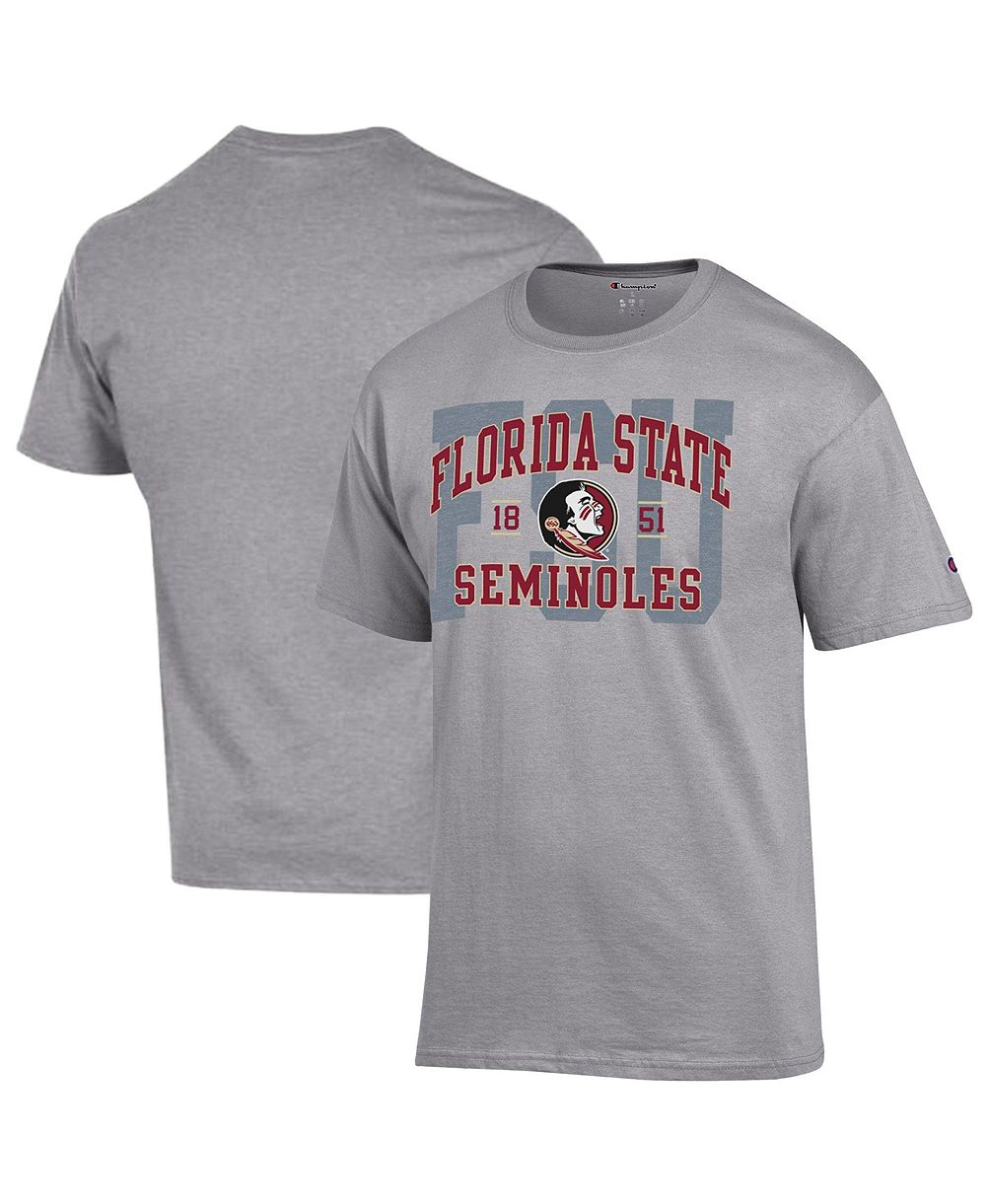 Champion Men's Heather Gray Florida State Seminoles Varsity T-Shirt