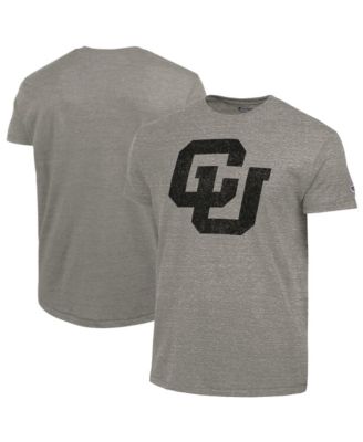 Champion Men's Charcoal Colorado Buffaloes Vintage Triumph Tri-Blend T-Shirt