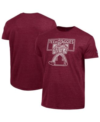 Мужская футболка Champion Maroon Texas A&M Aggies Vintage Triumph Tri-Blend