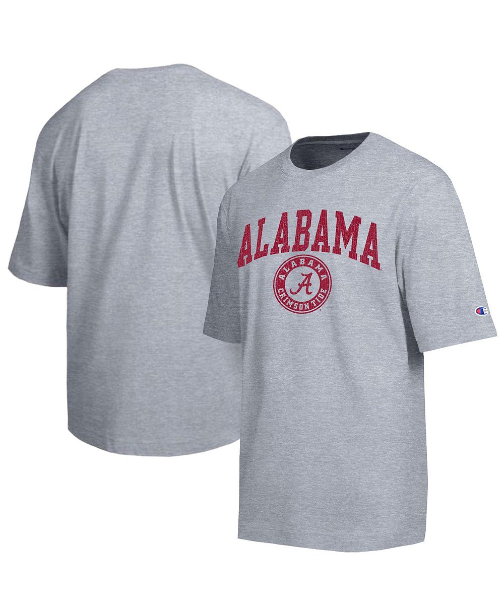 Мужская футболка Champion Heather Gray Alabama Crimson Tide Scholar All-Star