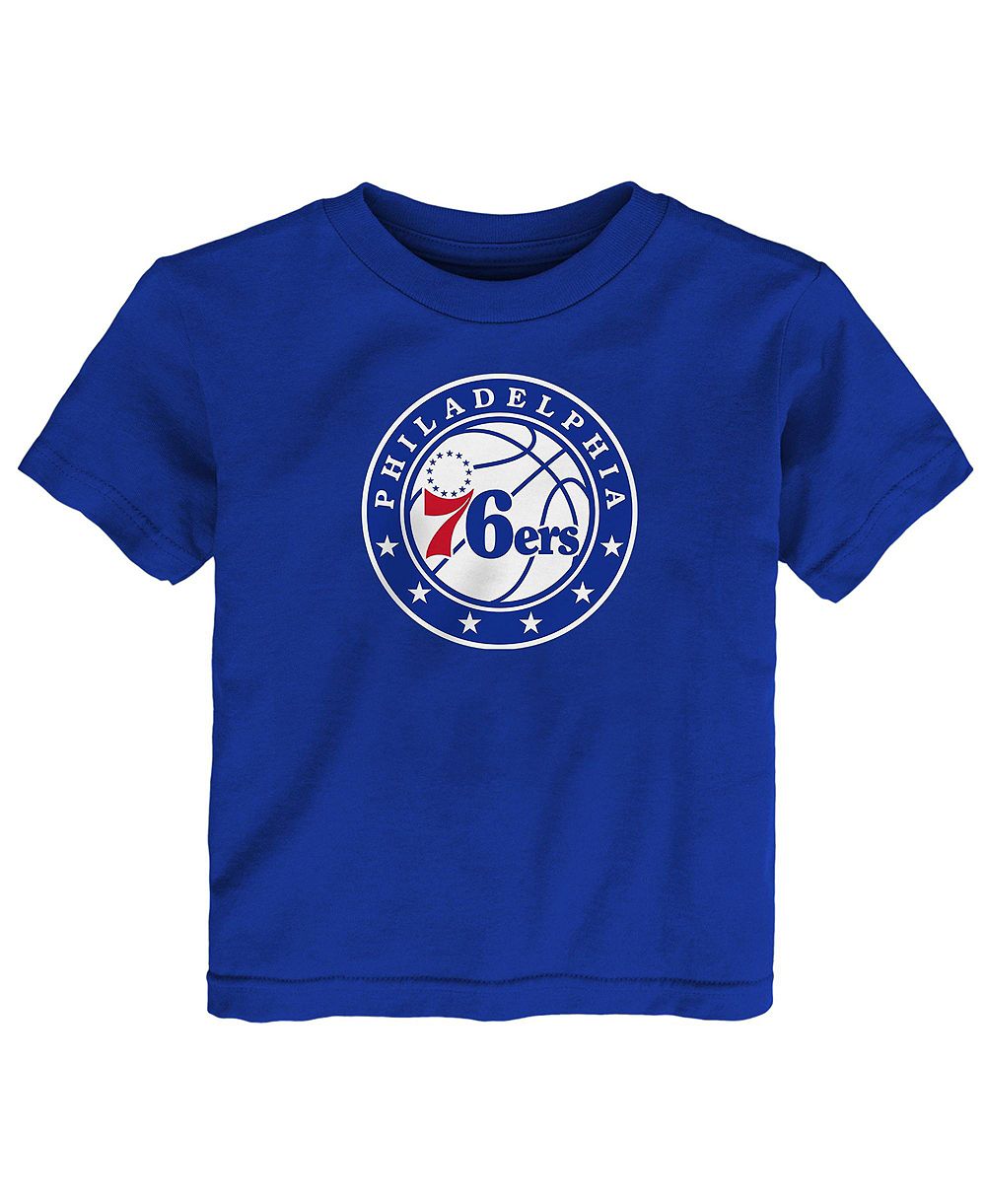 Outerstuff детская футболка с основным логотипом Philadelphia 76ers для мальчиков и девочек