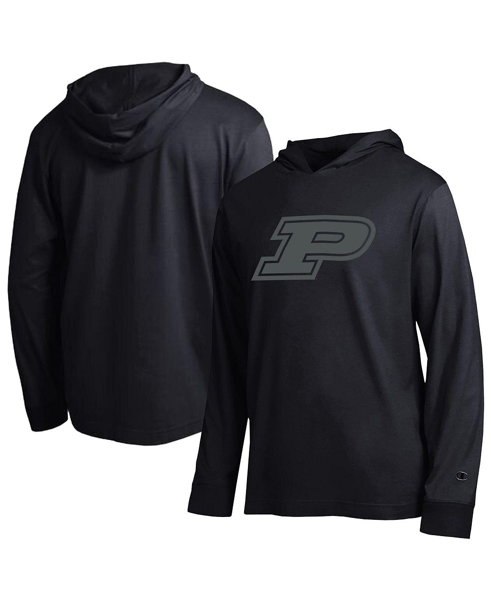 Мужская толстовка Champion Black Purdue Boilermakers Tonal All-Star Long sleeves Hooded