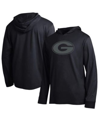 Champion Men's Black Georgia Bulldogs Tonal All-Star Long Sleeve Hooded T-Shirt