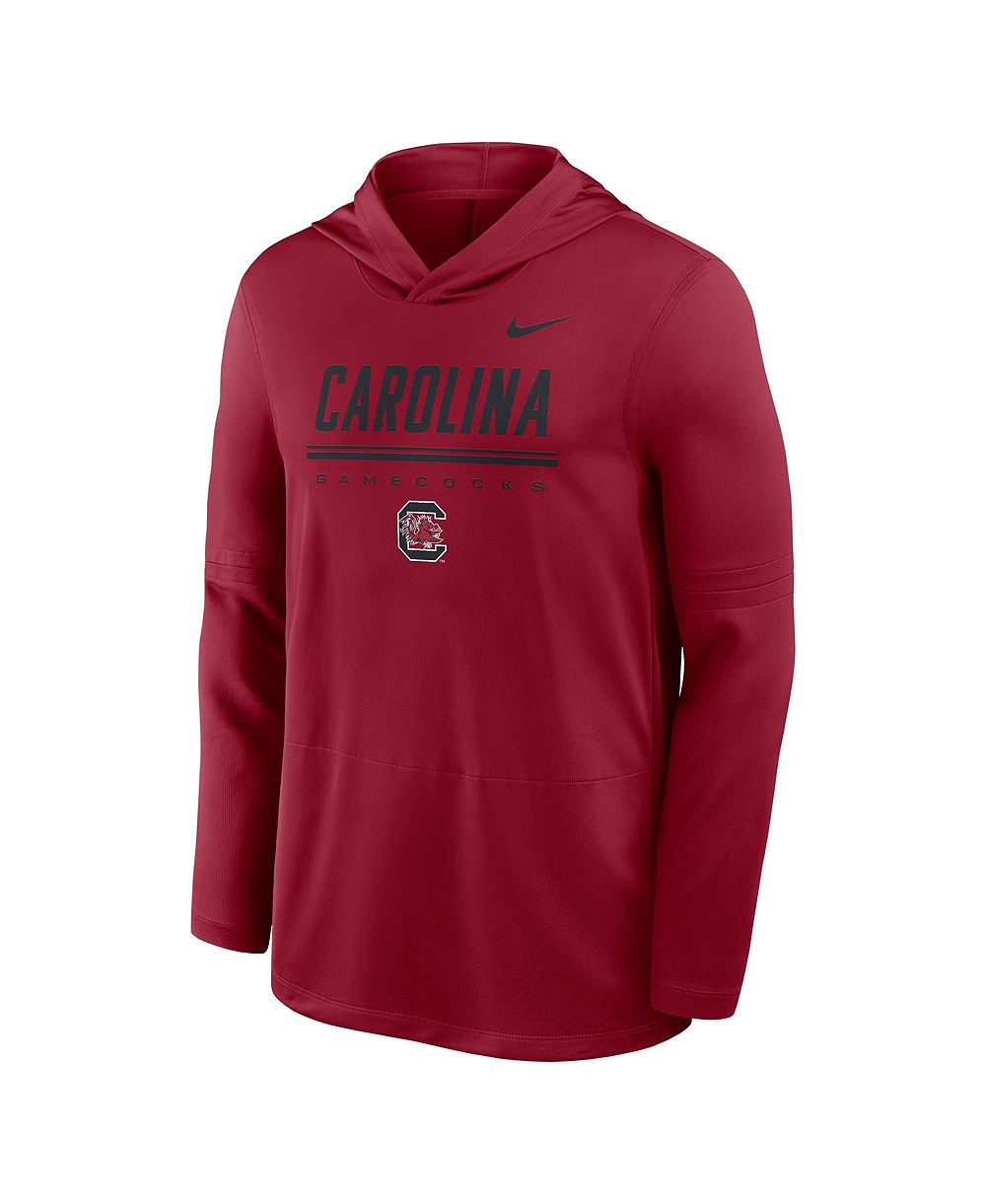 Nike Men's Garnet South Carolina Gamecocks 2026 Sideline Dri-FIT Long Sleeve Hoodie T-Shirt
