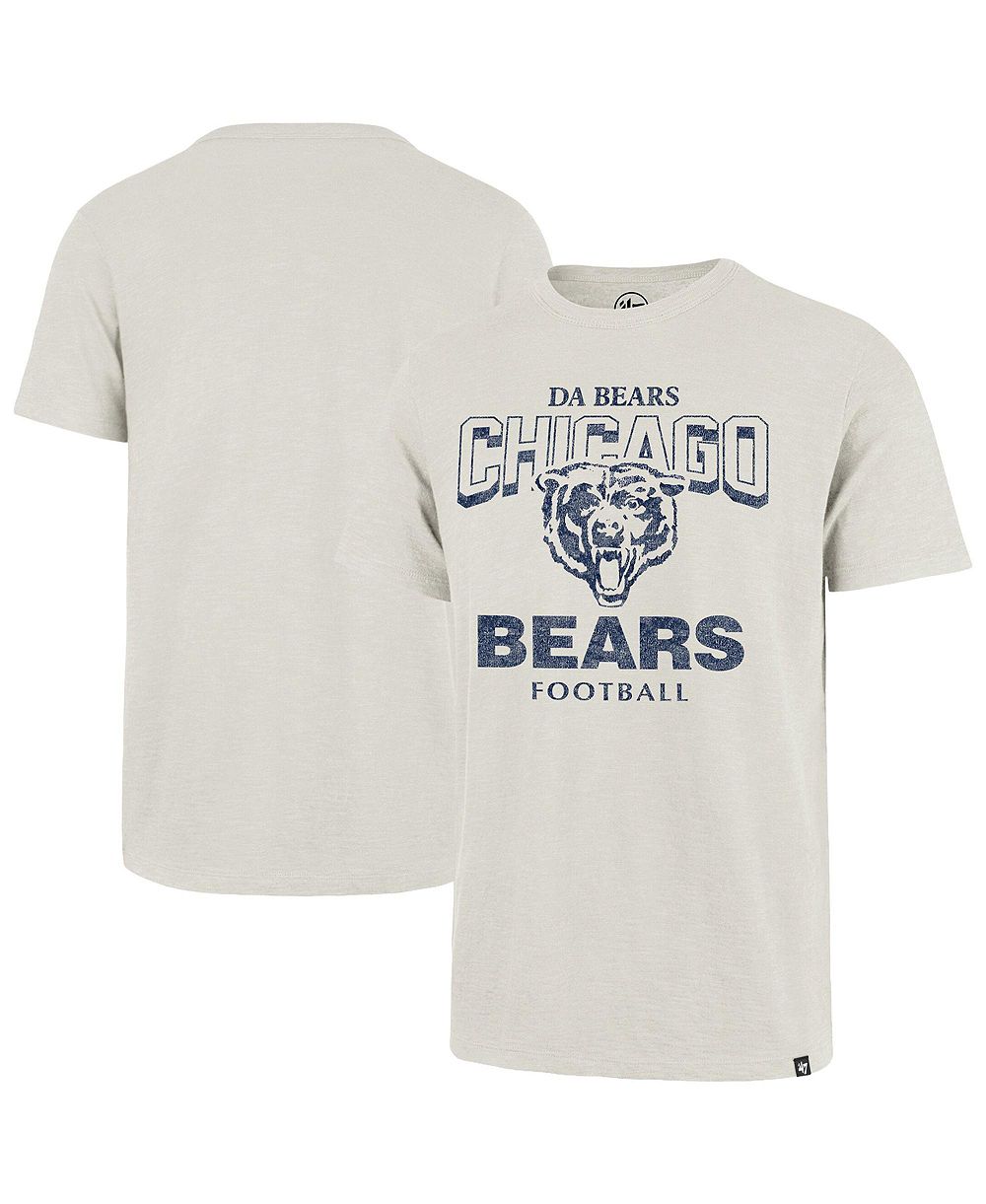 '47 Brand Men's Natural Chicago Bears Head On Scrum T-Shirt