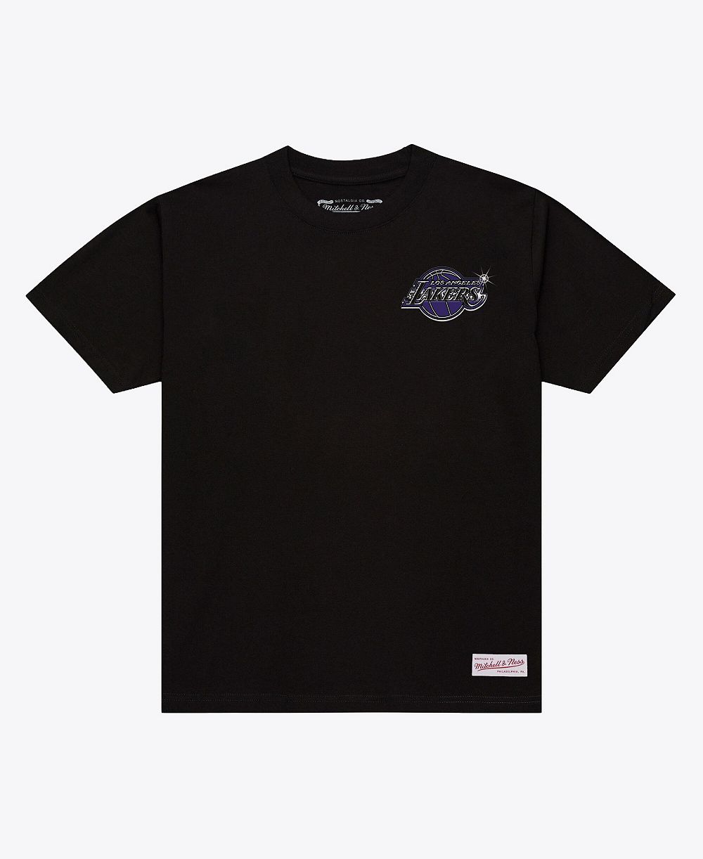 Мужская футболка Mitchell & Ness Black Los Angeles Lakers Airbrush