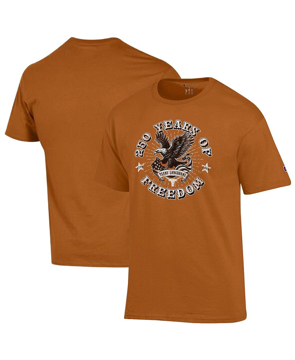 Мужская футболка Champion Texas Orange Texas Longhorns Americana 250 Years of Freedom Tonal