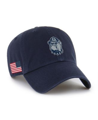 '47 Brand Men's Navy Georgetown Hoyas Americana Heritage Clean Up Adjustable Hat