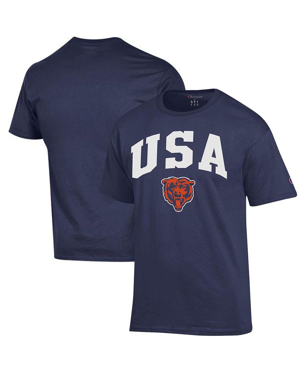 Мужская футболка Champion Navy Chicago Bears Americana