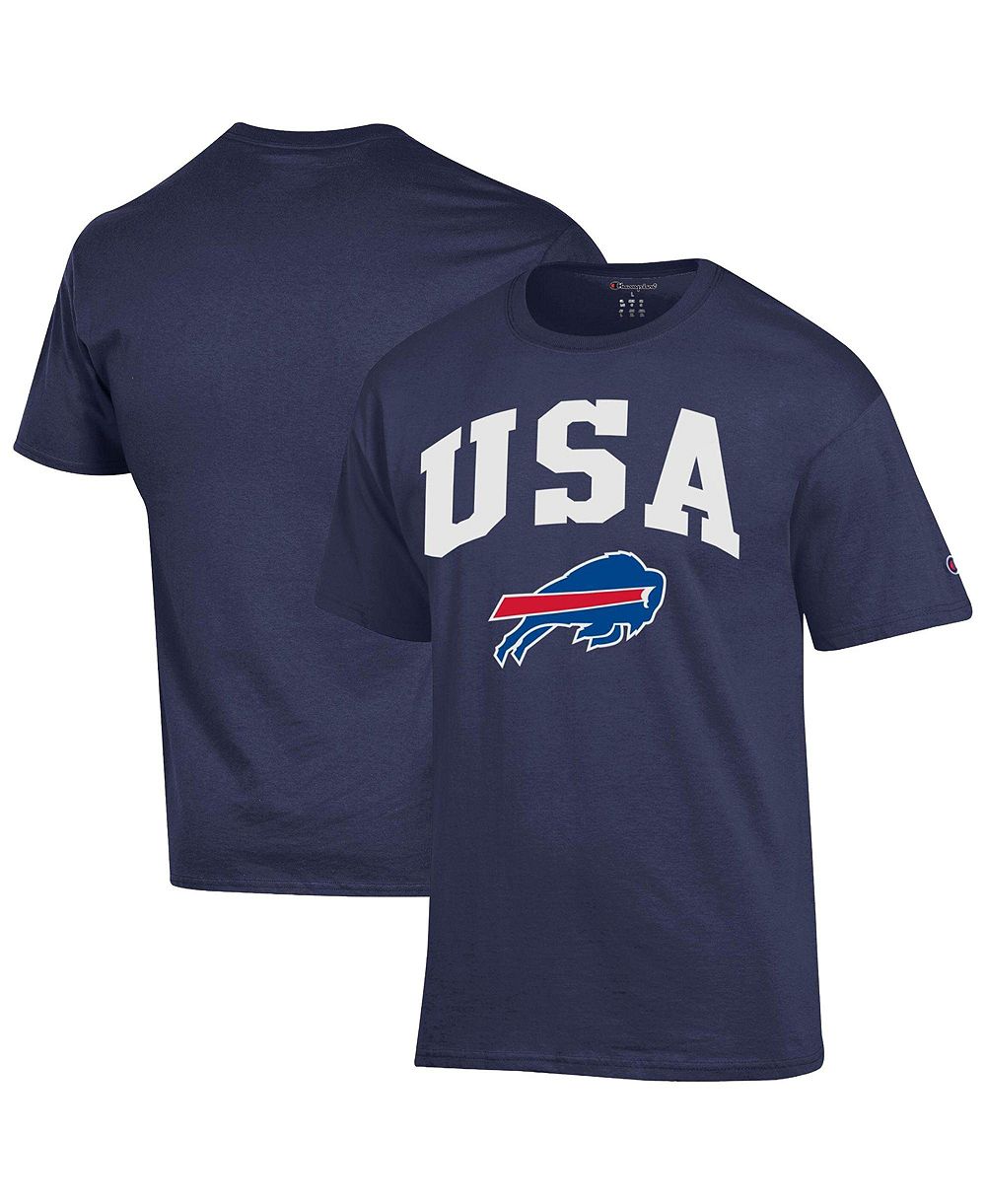 Мужская футболка Champion Navy Buffalo Bills Americana