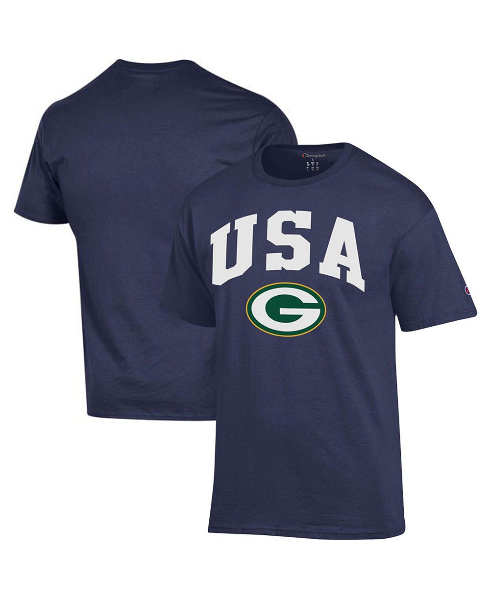 Champion Мужская темно-синяя T-shirt Green Bay Packers Americana