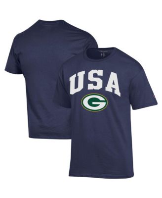 Champion Men's Navy Green Bay Packers Americana T-Shirt