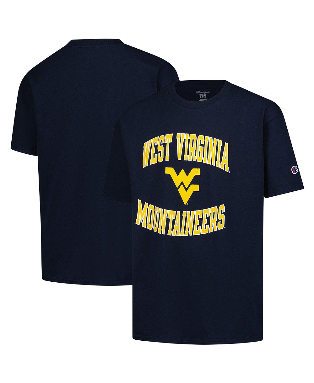 Детская футболка Champion Navy West Virginia Mountaineers Circling Team Jersey