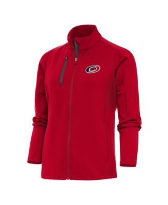 Женская куртка Antigua Red Carolina Hurricanes Team Logo Generation Full-Zip