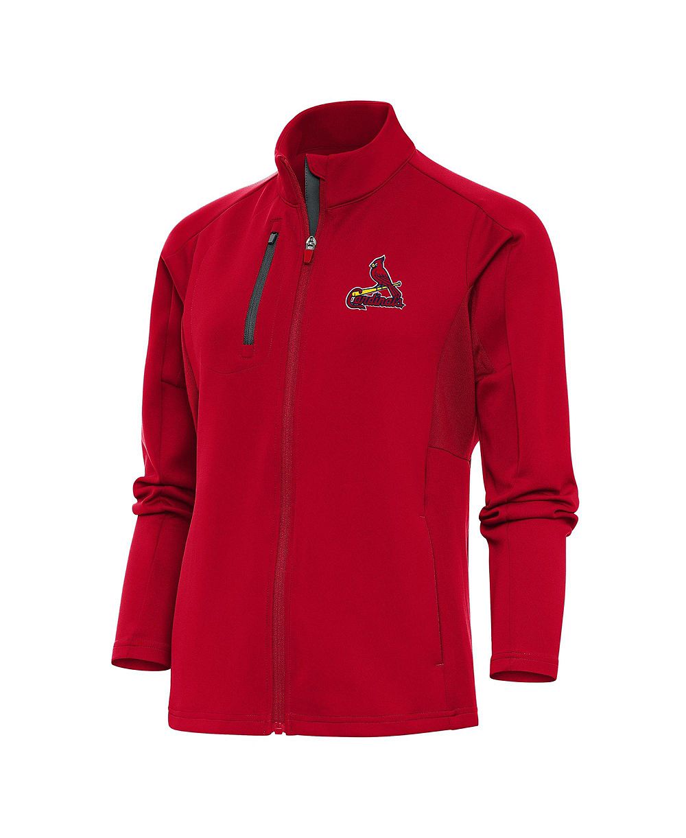 Antigua Women's St. Louis Cardinals Logo Generation Full-Zip Long-Sleeve Embroidered Graphics Jacket