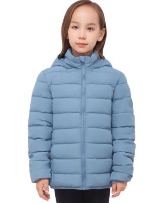 Rokka&Rolla Girls' Hudson Lightweight Hooded Puffer Jacket, Size 4-18