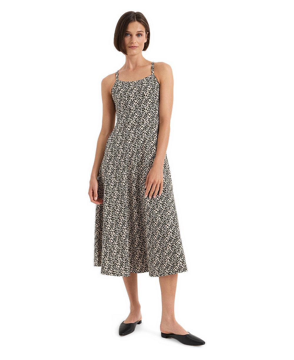 Женское платье Pact Women's Floral-Print Fit & Flare Midi