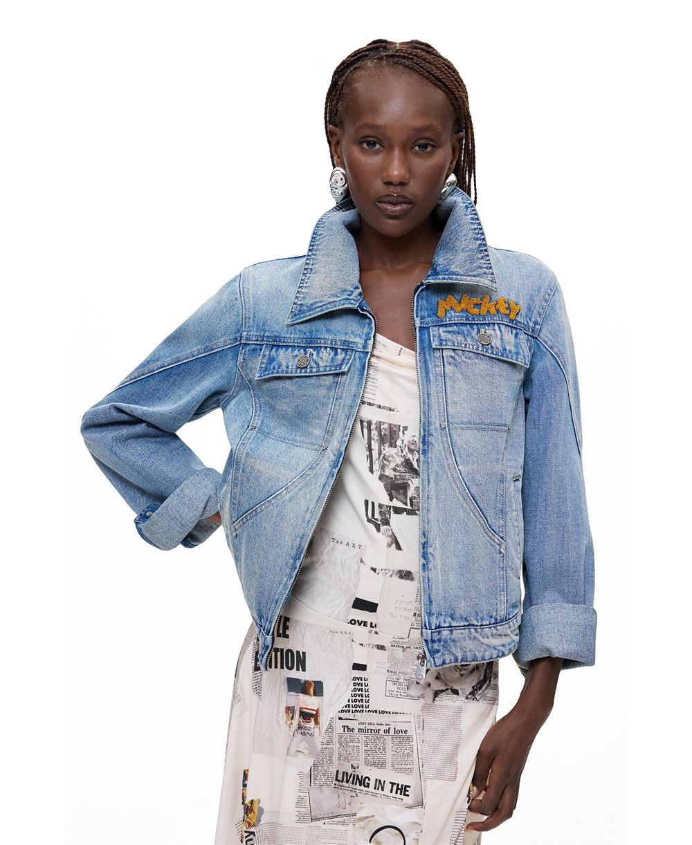 Desigual Women's Printed Mickey Jacket